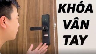 Khóa vân tay  Tuya 1 triệu hơn ĐÁNG MUA NHẤT, dùng 2 năm vẫn ngon !!!