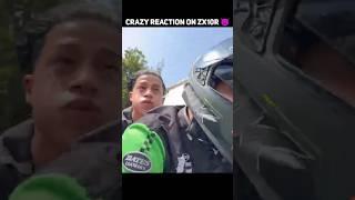 Aalyan Vlogs Crazy Reaction On ZX10R  Hyper Riding  #shorts