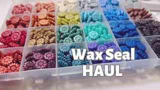 Wax Sealing Haul | New Wax Seal Stamps | Flower Wax Beads