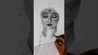 Maa Durga Drawing|| Navratri Special Drawing ️ #drawing #maadurga #shorts