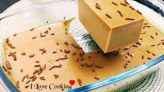 COFFEE PUDDING RECIPE | Eggless Coffee Pudding Dessert Recipe|  Coffee Pudding  by I Love Cooking