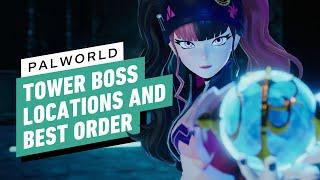 Palworld - Tower Boss Locations and Best Order to Beat Them