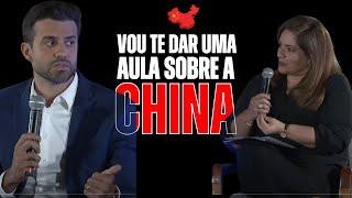 PABLO MARÇAL DÁ AULA SOBRE A CHINA PARA JORNALISTA