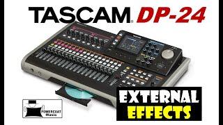 Tascam DP24/DP32 Digital Portastudio: Using External Effects