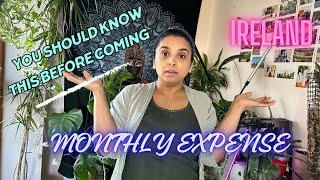 ONE MONTH EXPENSE IN IRELAND 2024. #ireland #malayaliyoutuber #malayalamvlog #nurselife