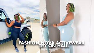 DOES FASHION NOVA HAVE QUALITY ACTIVEWEAR!?| FashionNova Curve Try On Haul