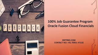 JOB GUARANTEE PROGRAM | Feedback from Alisha| Oracle Fusion Financials Training