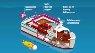 Rocket Boat – die Werbeagentur auf dem See