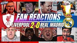 LIVERPOOL FANS ROLLERCOASTERREACTION TO LIVERPOOL 2-0 REAL MADRID | UEFA CHAMPIONS LEAGUE