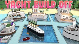 bloxburg yacht build off