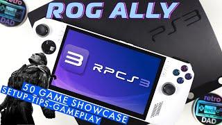 3️⃣MASSIVE Playstation 3 Emulation | RPCS3 - 50 Games Tested ASUS ROG Ally - Setup | Tips | Gameplay