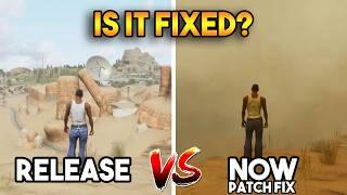 RELEASE VS PATCH FIX NOW (GTA SAN ANDREAS DEFINITIVE EDITION IS FIXED)