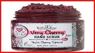 Bella & Bear Very Cherry Hand Scrub, No Harmful Chemicals, Cruelty-Free, Vegan-Friendly Exfoliating