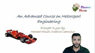 An Advanced course on Motorsport Design | Automobile Design| Vehicle Dynamics| F1 car design |