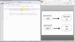 Java Tutorial - Compare Objects - Equality Operator Vs Equals Method