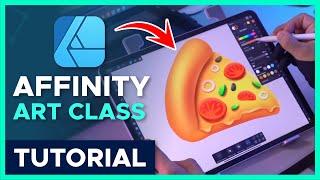 Remaking my Old Pizza in VECTOR | Affinity Art Class with Jhon #27