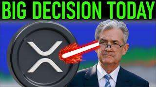 XRP n THE FED's BIG CHOICE FINGERS CROSSED