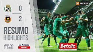 Resumo: Boavista 0-2 Rio Ave (Liga 24/25 #11)