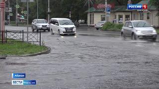 Ливень, накрывший сегодня Хакасию, оказался самым сильным в сезоне