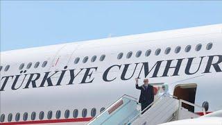 President Erdogan arrives in Northern Cyprus