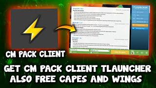 Play In CM Pack Client on Tlauncher For Free | Free Capes And Wings | Best Cracked Client | CM Pack