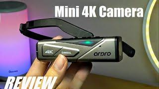 REVIEW: ORDRO EP7 FPV Wearable Action Camera, 4K Camcorder w. Gimbal!