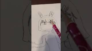 ruby’s drawing!(make sure to watch the end for a scary surprise ) #drawing #fypage #ruby
