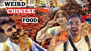 INDIAN Trying CHINESE Street Food With CHINESE Girl  | Indian In China 印度人尝试中国街头小吃