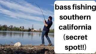 southern california bass fishing | secret spot!!