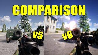 SQUAD v5 to v6 Comparison