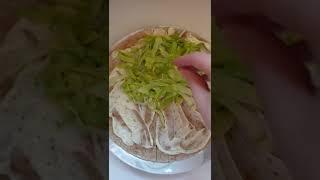 quick lunch - wrap with vegan fish. Already tried? #food #wrap #veganfish #veganefischstäbchen #yum