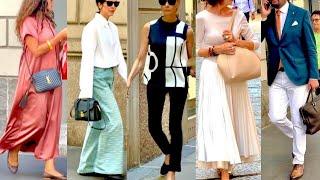 RELAXING FALL FASHION 2024 MILAN FASHIONISTA & ITALIAN STREET STYLE IN SEPTEMBER #vanityfair