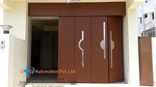 Stylish Main Door for Home Entrance India | Metal Garage Gate Automation System