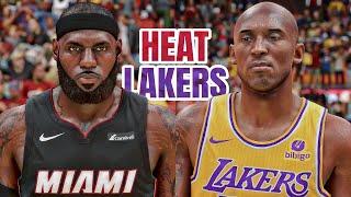 ALL-TIME HEAT vs ALL-TIME LAKERS | NBA 2K24 (PS5)