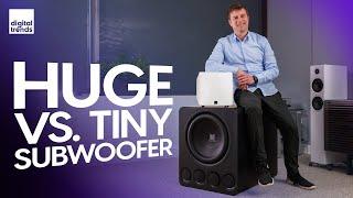 Riesiger vs. kleiner Subwoofer | Warum Sie einen Subwoofer für Heimkino und Musik brauchen