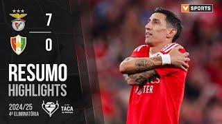 Resumo: Benfica 7-0 Estrela Amadora (Taça de Portugal 24/25)