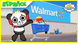 LOS JUGUETES COMBO PANDA ESTÁN AQUÍ. Ryan's World Toy Shopping en Walmart y Unboxing Surprise Toys