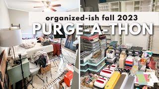 Purge-A-Thon Fall 2023 | How To Declutter Your House In 5 Days & Stay Motivated To Keep Up The Habit