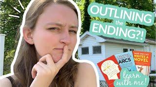 HOW TO WRITE THE ENDING?! learn storycraft with me! || writing & outlining vlog