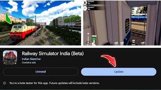 Railway Simulator India Public Update | No Beta | Final Update Cancel | Play Store | Ishu K Tech