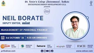 Personal Finance Workshop by Mr. Neil Borate