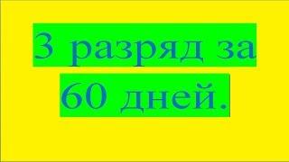 Шахматы. Как выполнить с нуля 3 разряд за 60 дней?  Часть 1. Подробный план.