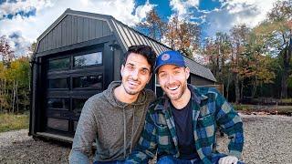 Come Inside! Finishing our Converted Shed in the Woods!