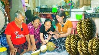  ALHAMDULILLAH DAPAT REJEKI SARIYOK TRAKTIR KELUARGA DURIAN PALING MAHAL DAN ENAK 