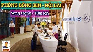 Review Ăn Buffet PHÒNG BÔNG SEN của Vietnam Airlines Trong SÂN BAY NỘI BÀI | Du Lịch Hà Nội