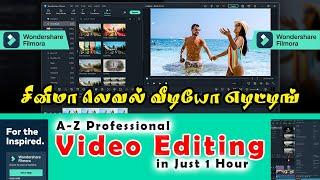 Video Editing using Wondershare Filmora | Video Editing Full Tutorial in Tamil | Wondershare Filmora