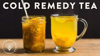 Cold Remedy Tea with Turmeric Ginger Honey Citrus | HONEYSUCKLE