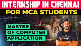 MCA Internship 2024 | MCA Intenship in Chennai #mcastudents #mca #intenshipinchennai #intenship