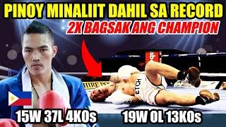 PINOY TINAWANAN DAHIL SA RECORD 15W 37L 4KOs | 2X BAGSAK ANG UNDEFEATED CHAMPION 19W 0L 13KOs