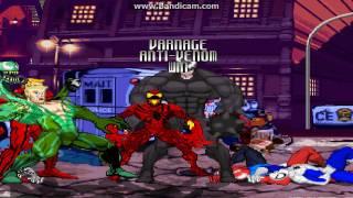 M.U.G.E.N Team Spiderman vs. Team Symbiote